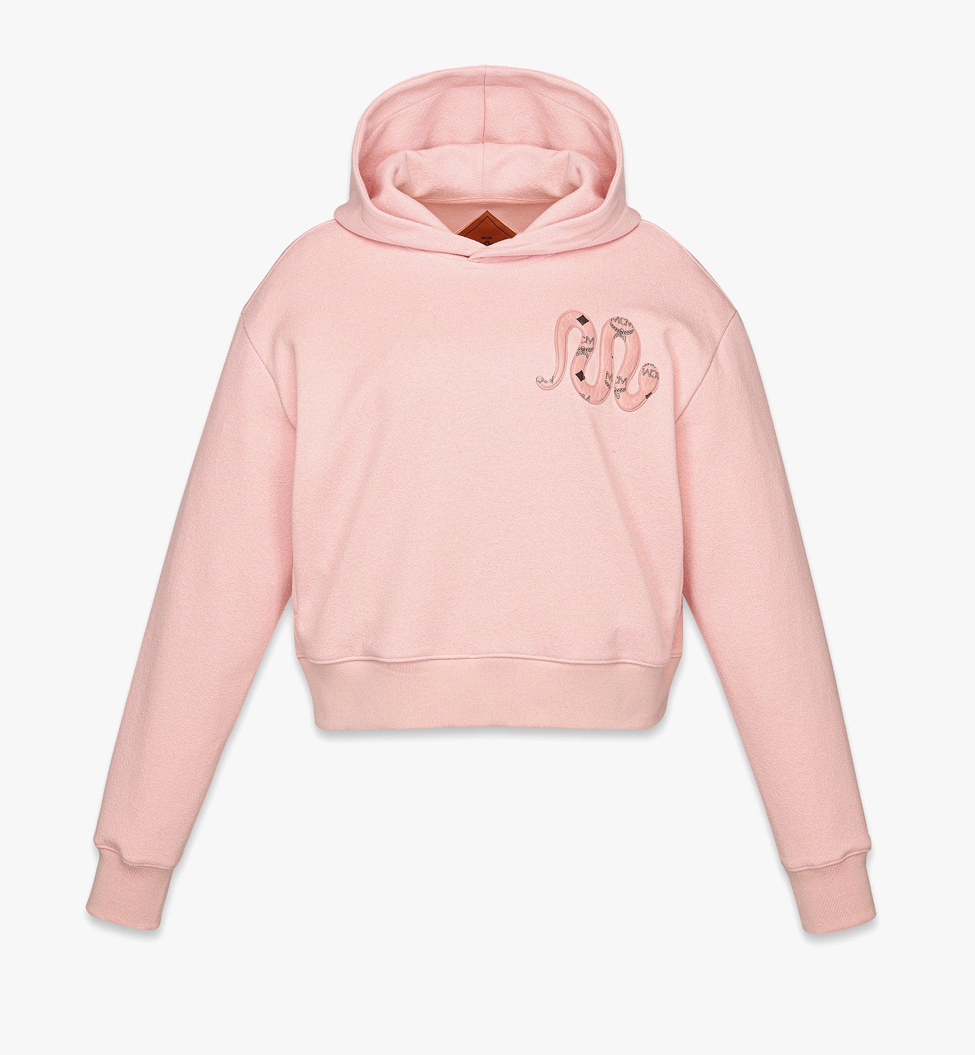 Year of the Snake Bouclé Cropped Hoodie 1